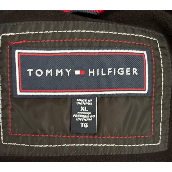 Tommy Hilfiger Coat Womens XL Puffer Black Winter Removable Hood NWOT - Picture 12 of 13